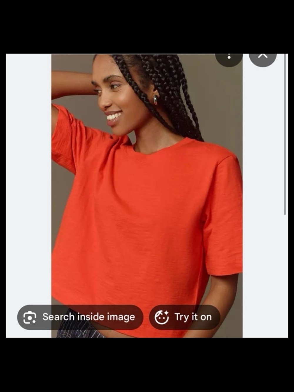MAEVE Classic Women's Crewneck Tee - Orange